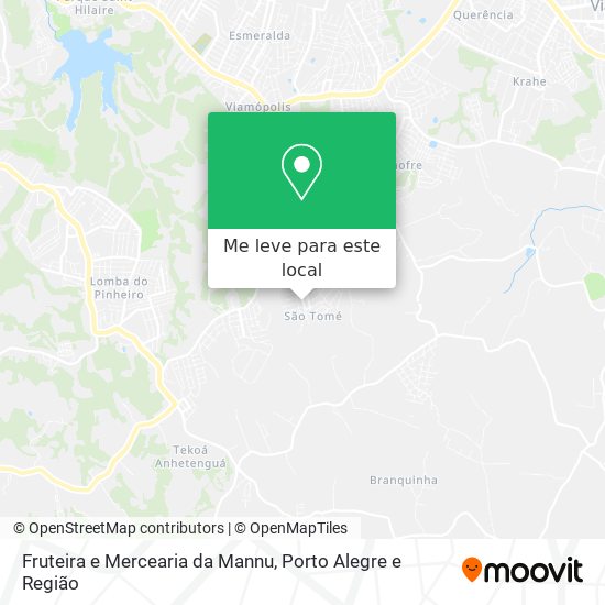 Fruteira e Mercearia da Mannu mapa