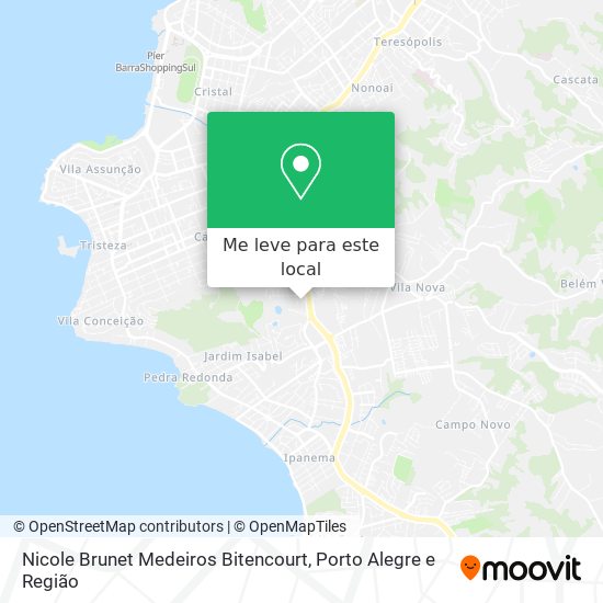 Nicole Brunet Medeiros Bitencourt mapa