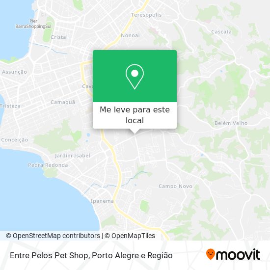 Entre Pelos Pet Shop mapa