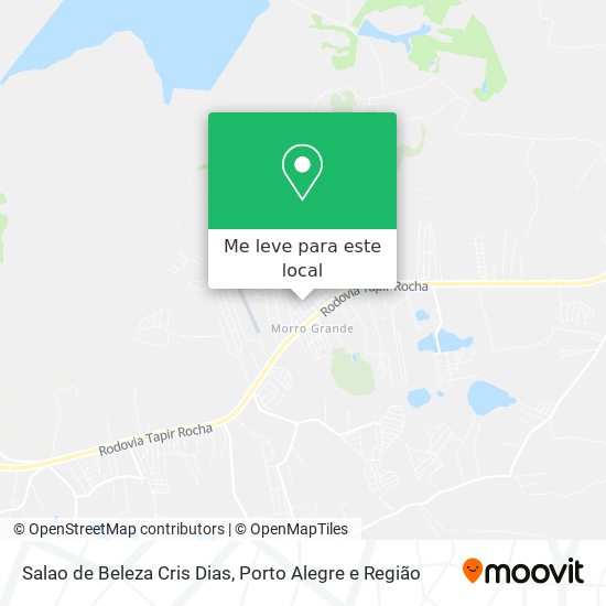 Salao de Beleza Cris Dias mapa