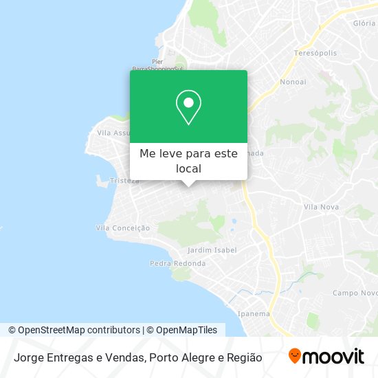 Jorge Entregas e Vendas mapa