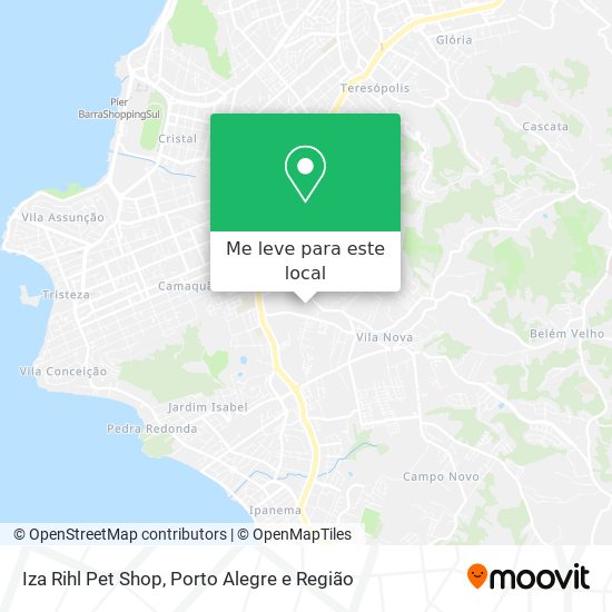 Iza Rihl Pet Shop mapa