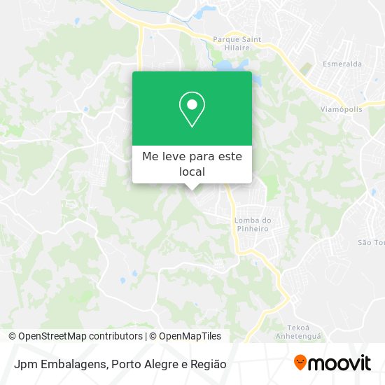 Jpm Embalagens mapa
