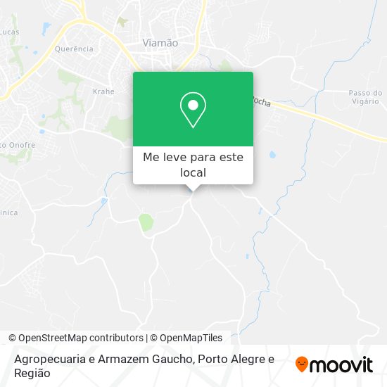 Agropecuaria e Armazem Gaucho mapa