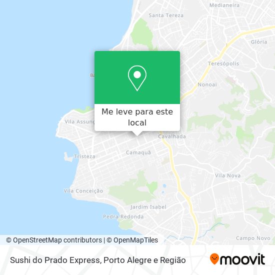 Sushi do Prado Express mapa