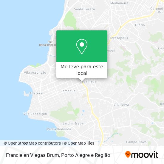 Francielen Viegas Brum mapa