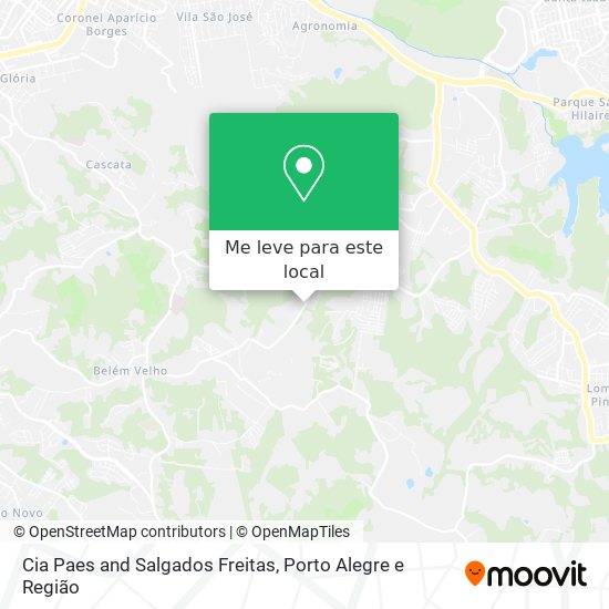 Cia Paes and Salgados Freitas mapa