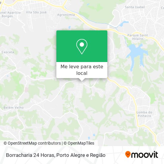 Borracharia 24 Horas mapa