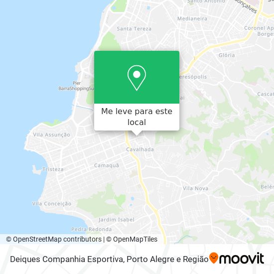 Deiques Companhia Esportiva mapa