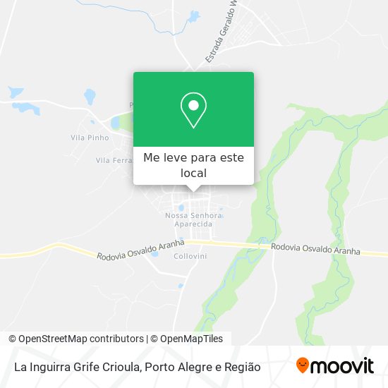 La Inguirra Grife Crioula mapa