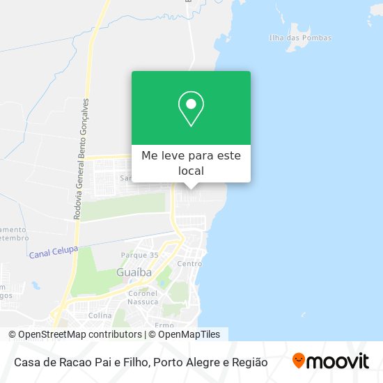 Casa de Racao Pai e Filho mapa