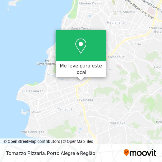 Tomazzo Pizzaria mapa