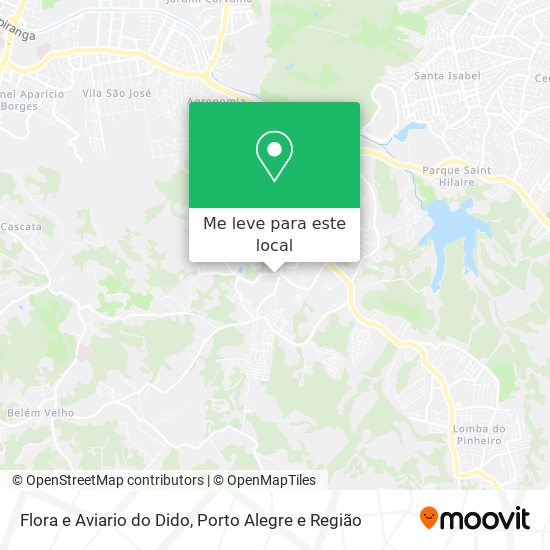 Flora e Aviario do Dido mapa
