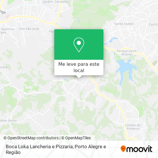 Boca Loka Lancheria e Pizzaria mapa