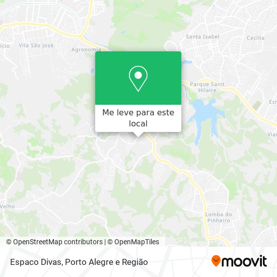 Espaco Divas mapa