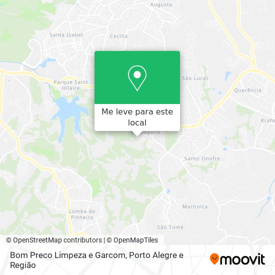 Bom Preco Limpeza e Garcom mapa