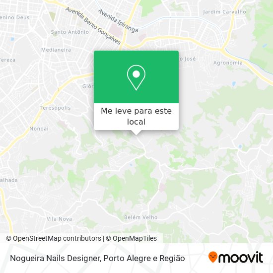 Nogueira Nails Designer mapa