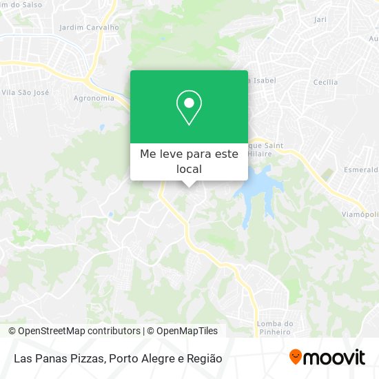 Las Panas Pizzas mapa