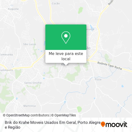 Brik do Krahe Moveis Usados Em Geral mapa