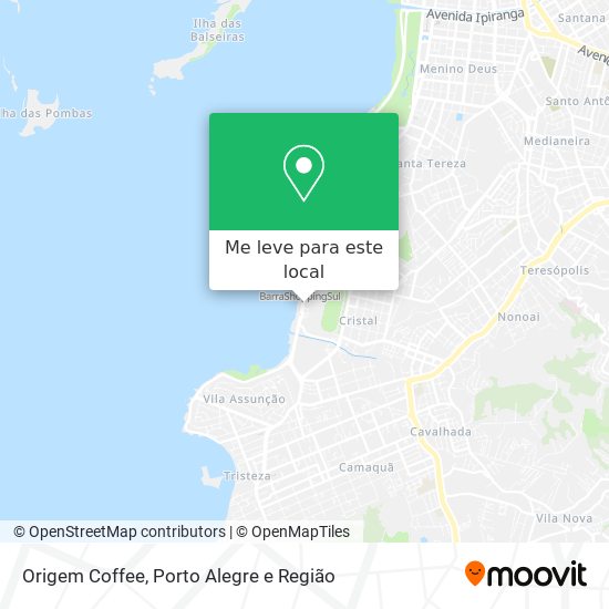 Origem Coffee mapa