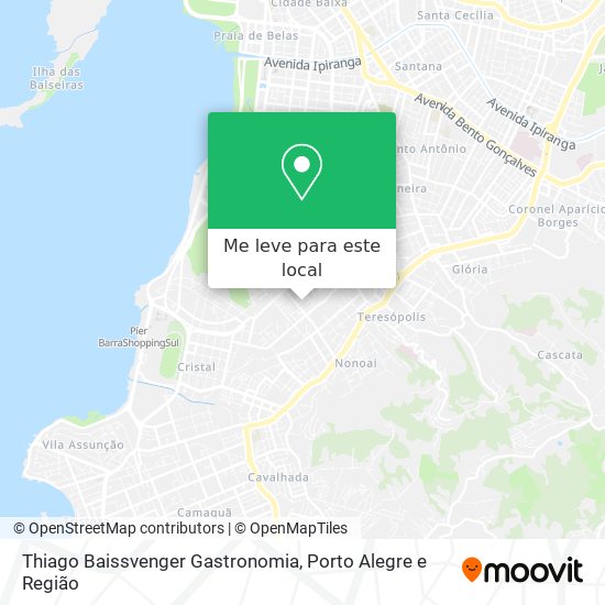 Thiago Baissvenger Gastronomia mapa