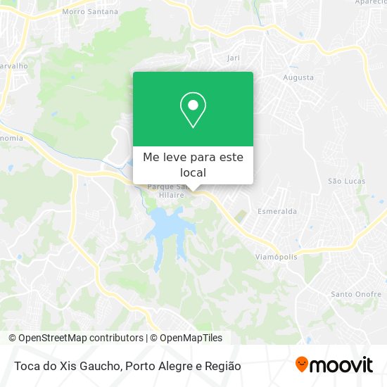 Toca do Xis Gaucho mapa