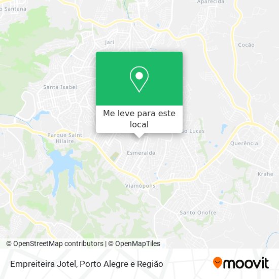 Empreiteira Jotel mapa