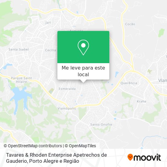 Tavares & Rhoden Enterprise Apetrechos de Gauderio mapa
