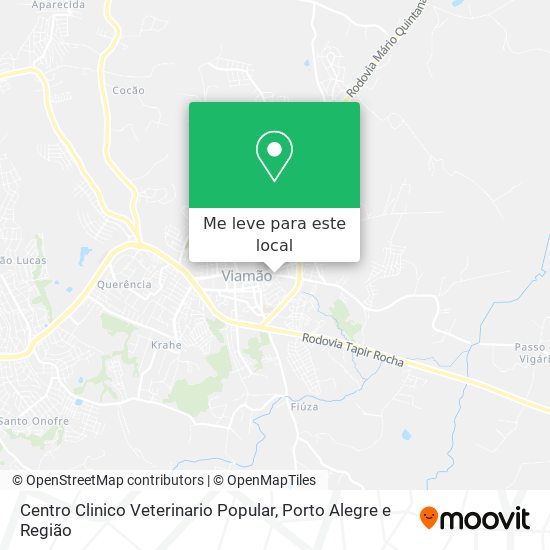 Centro Clinico Veterinario Popular mapa