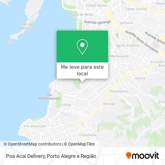 Poa Acai Delivery mapa