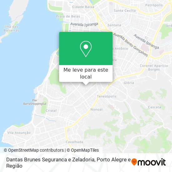 Dantas Brunes Seguranca e Zeladoria mapa