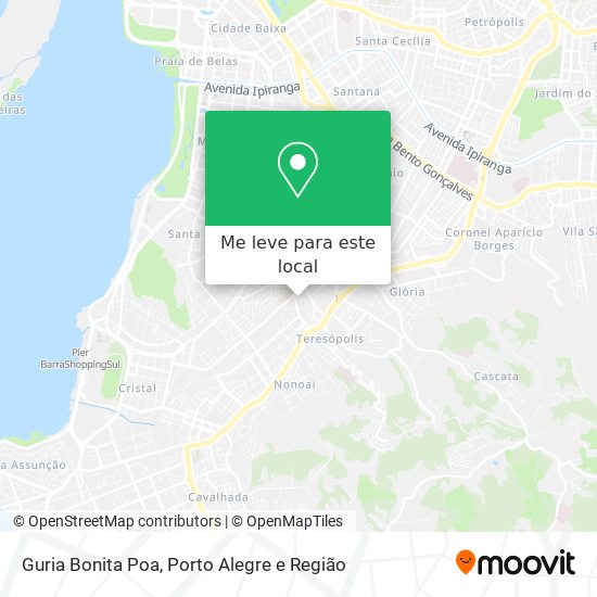 Guria Bonita Poa mapa