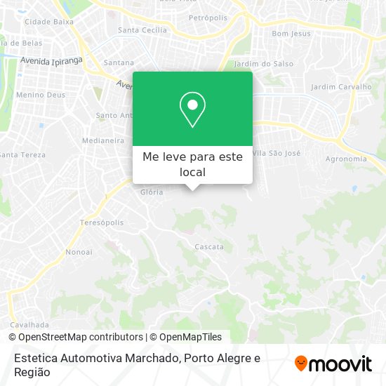 Estetica Automotiva Marchado mapa