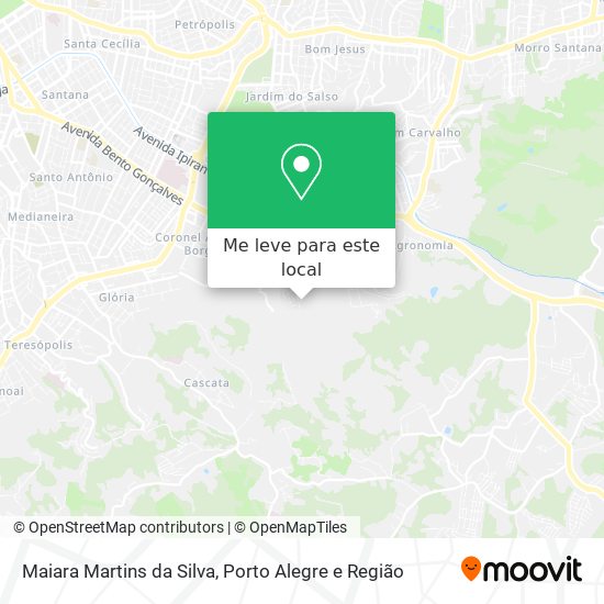 Maiara Martins da Silva mapa
