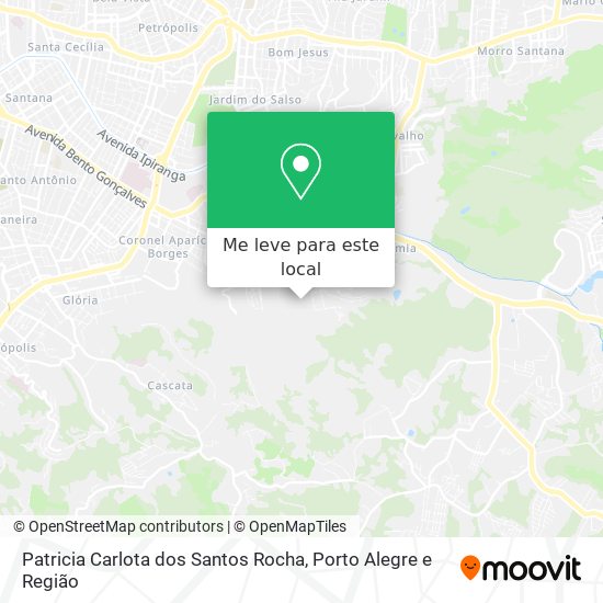 Patricia Carlota dos Santos Rocha mapa