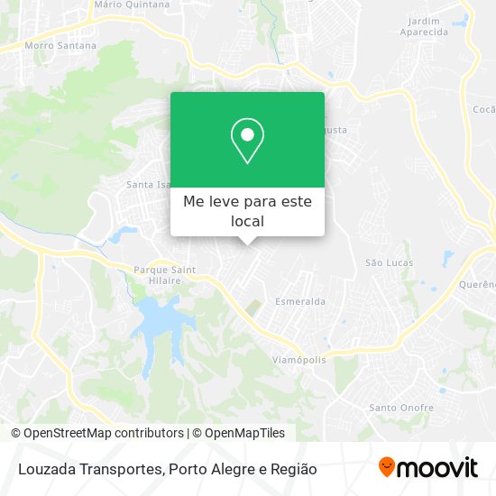 Louzada Transportes mapa