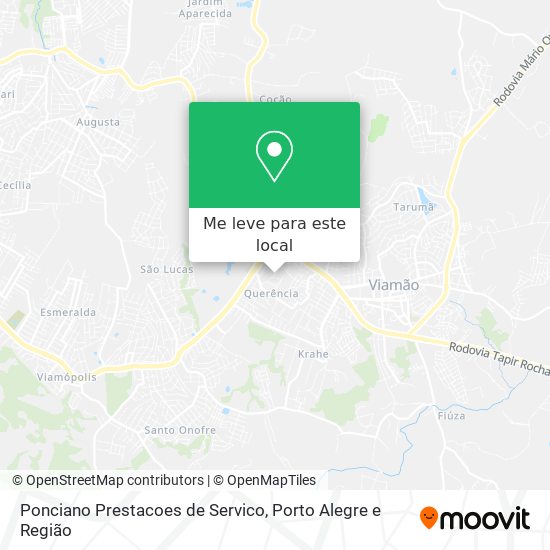 Ponciano Prestacoes de Servico mapa