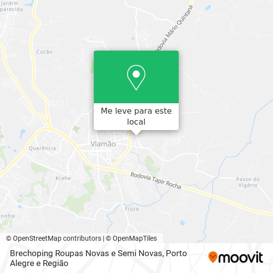 Brechoping Roupas Novas e Semi Novas mapa