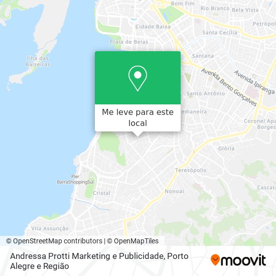 Andressa Protti Marketing e Publicidade mapa