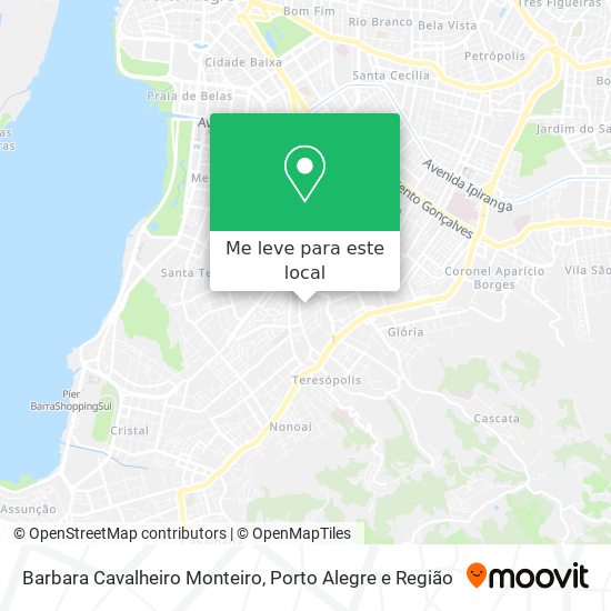 Barbara Cavalheiro Monteiro mapa
