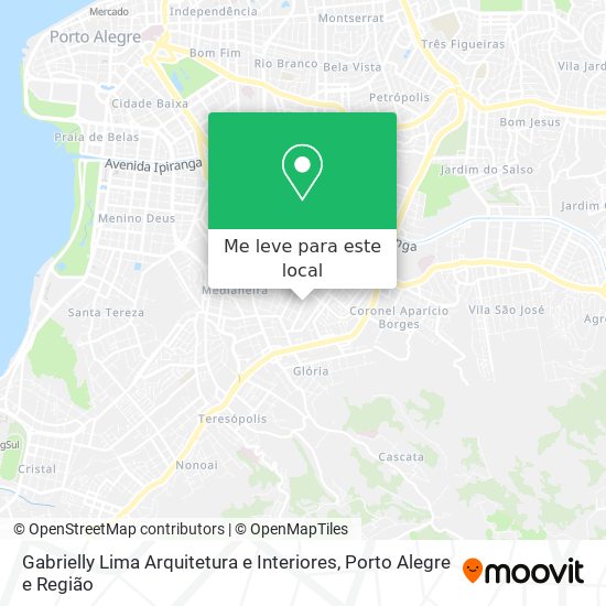 Gabrielly Lima Arquitetura e Interiores mapa