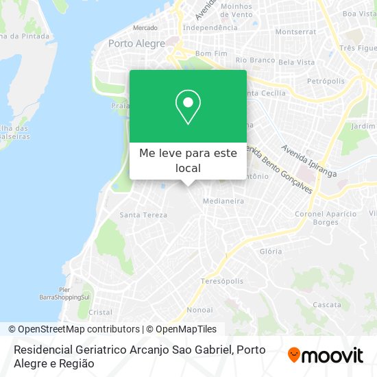 Residencial Geriatrico Arcanjo Sao Gabriel mapa