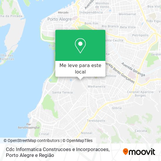 Cdc Informatica Construcoes e Incorporacoes mapa