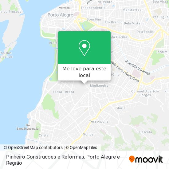 Pinheiro Construcoes e Reformas mapa