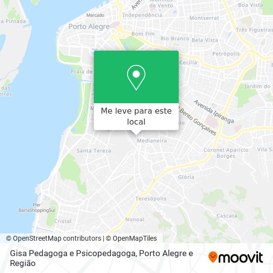 Gisa Pedagoga e Psicopedagoga mapa