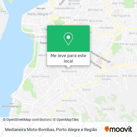 Medianeira Moto-Bombas mapa
