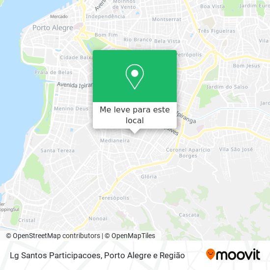 Lg Santos Participacoes mapa