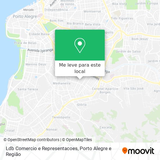 Ldb Comercio e Representacoes mapa