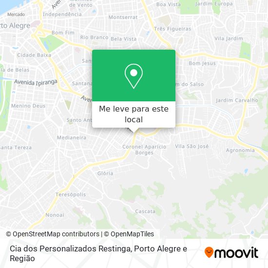 Cia dos Personalizados Restinga mapa