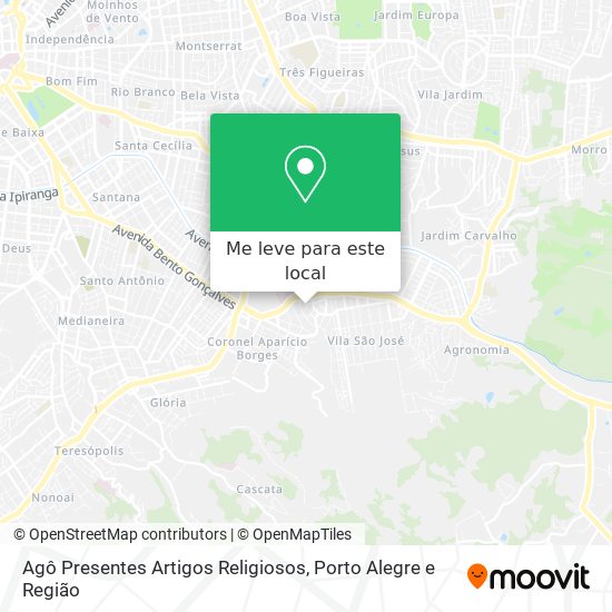 Agô Presentes Artigos Religiosos mapa